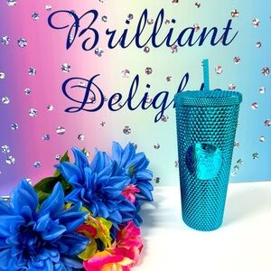 🧜🏽‍♀️SUPER SALE JEWEL STUDDED TURQUOISE CUP